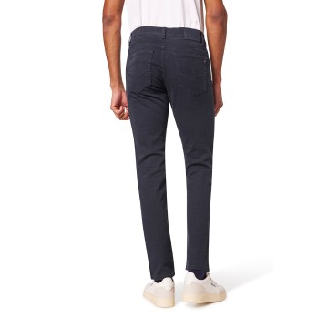 PANTALON PIERRE CARDIN 5 BOLSILLOS CUADRO GALES AZUL