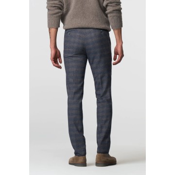 PANTALON MEYER BONN CUADROS AZUL