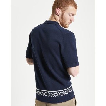 CAMISA BEN SHERMAN PUNTO BORDER RESORT AZUL