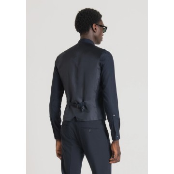 CHALECO ANTONY MORATO SLIM AZUL MARINO