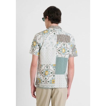 CAMISA ANTONY MORATO REGULAR HONOLULU ESTAMPADO VERDE